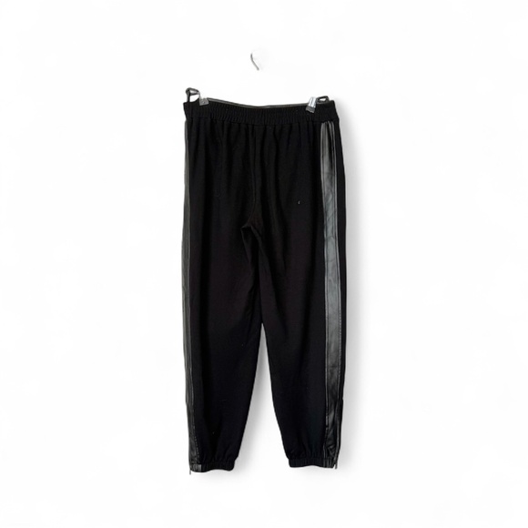 Bailey 44 Joggers Faux Leather Panels Black Size M - Picture 2 of 12